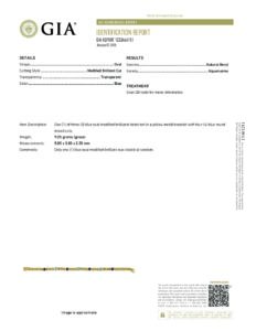 Solid 18k Aquamarine and Sapphire Cuban Link Chain Bracelet - Image 12