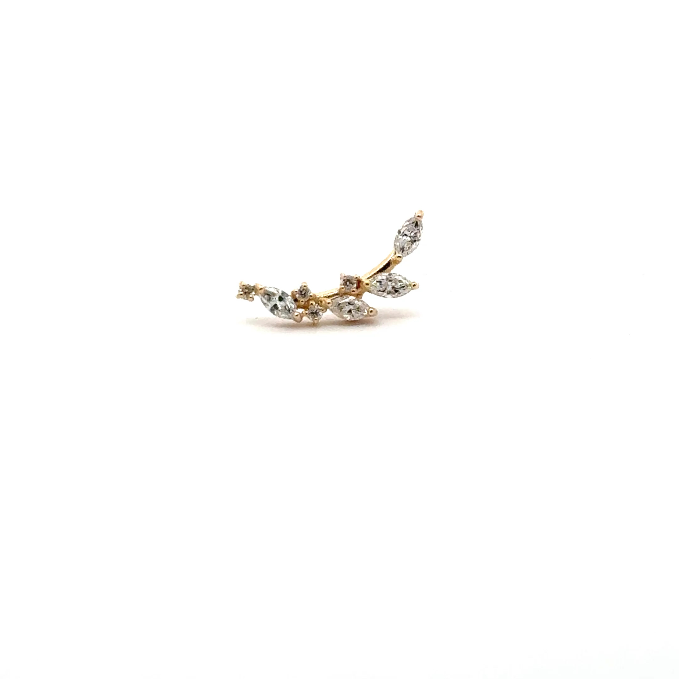 Solid 14k Marqiuse Climber Threadless End
