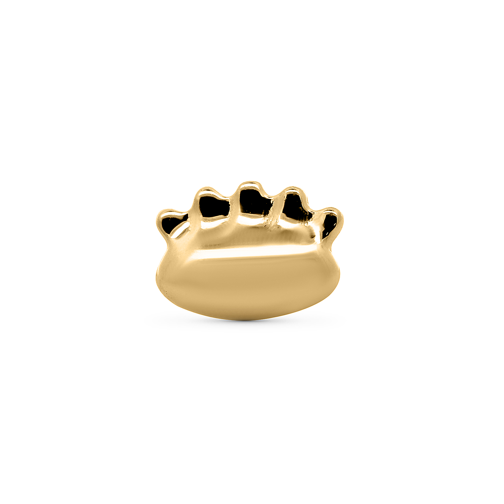 Solid 14k Dumpling Threadless End