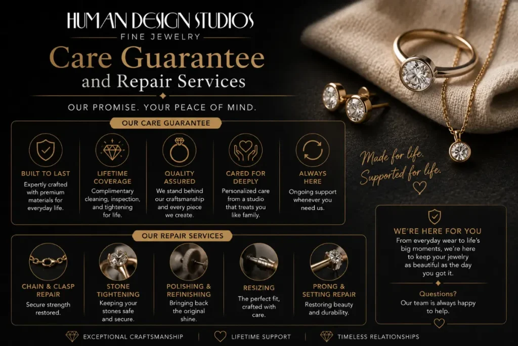 Human Design Studios Care Guarantee and Repair Services